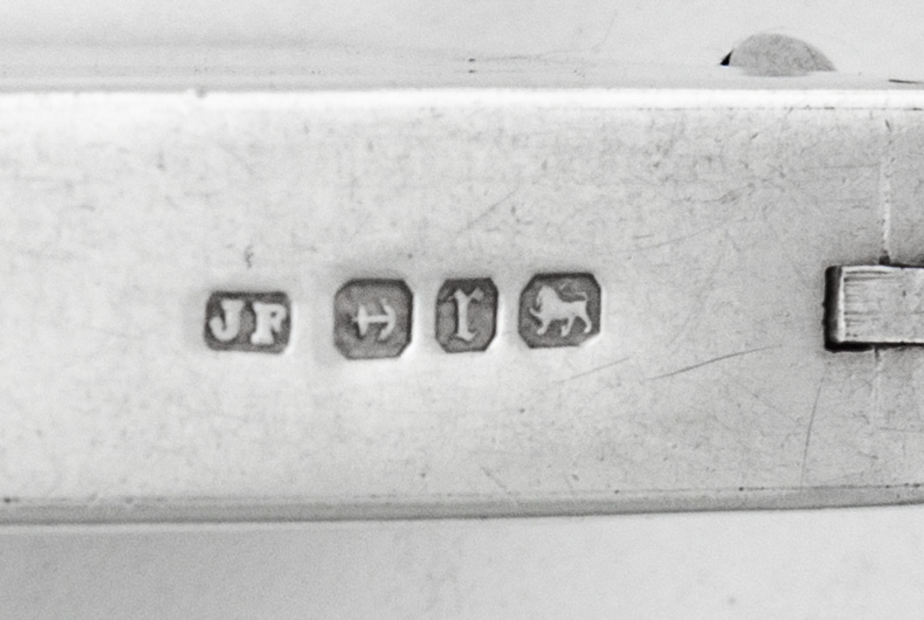 A Group of Three English Enameled Silver Vesta Cases, various makers, comprising an Edwardian example decorated with the Tudor shield i