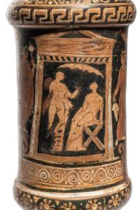 An Apulian Red-Figured Barrel Amphora