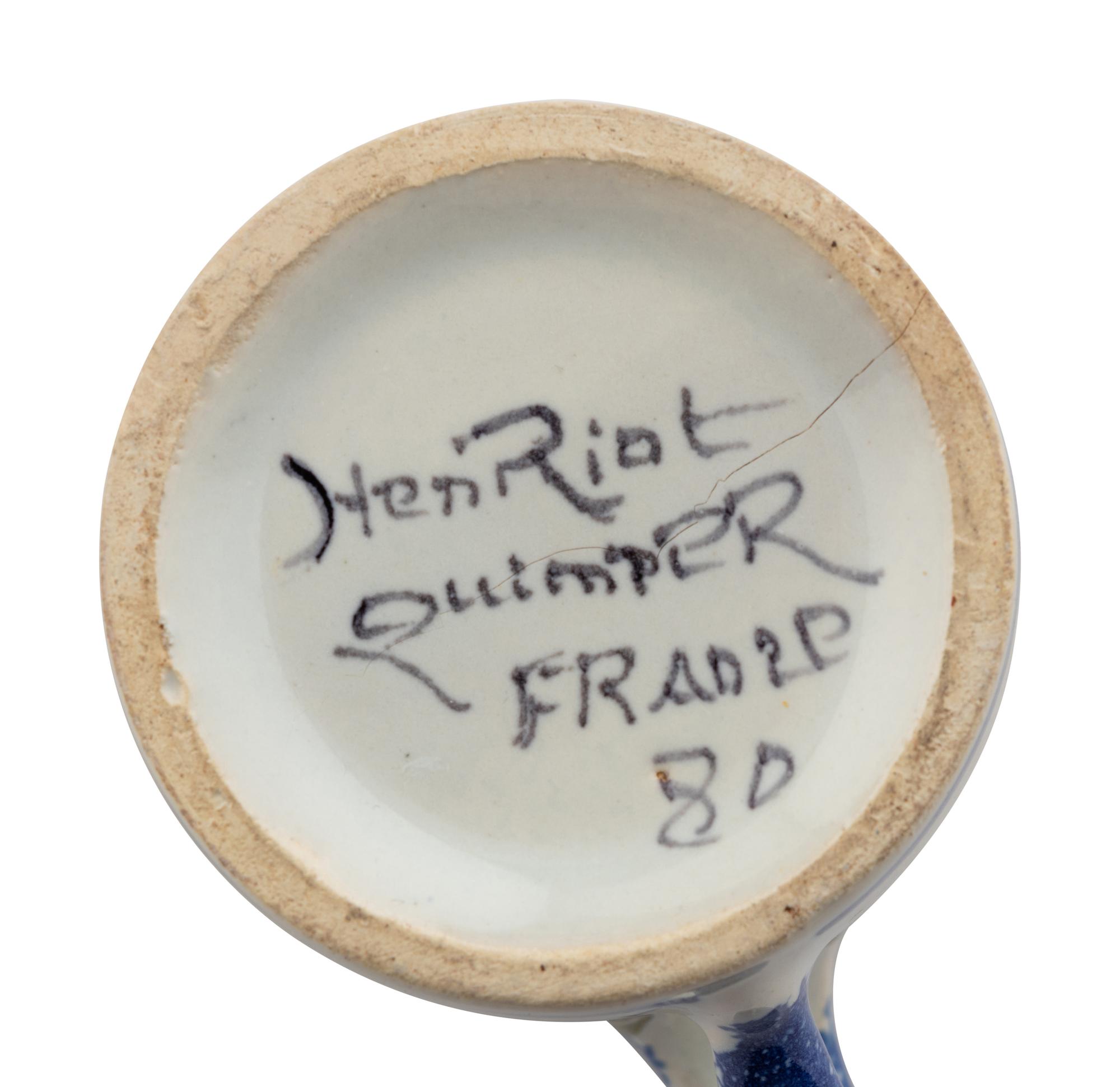 An Assembled Set of French Quimper Dinnerware