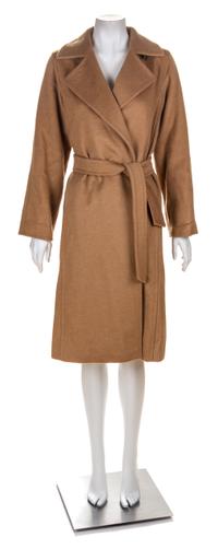 A Max Mara Camel Hair Coat, Size 0.