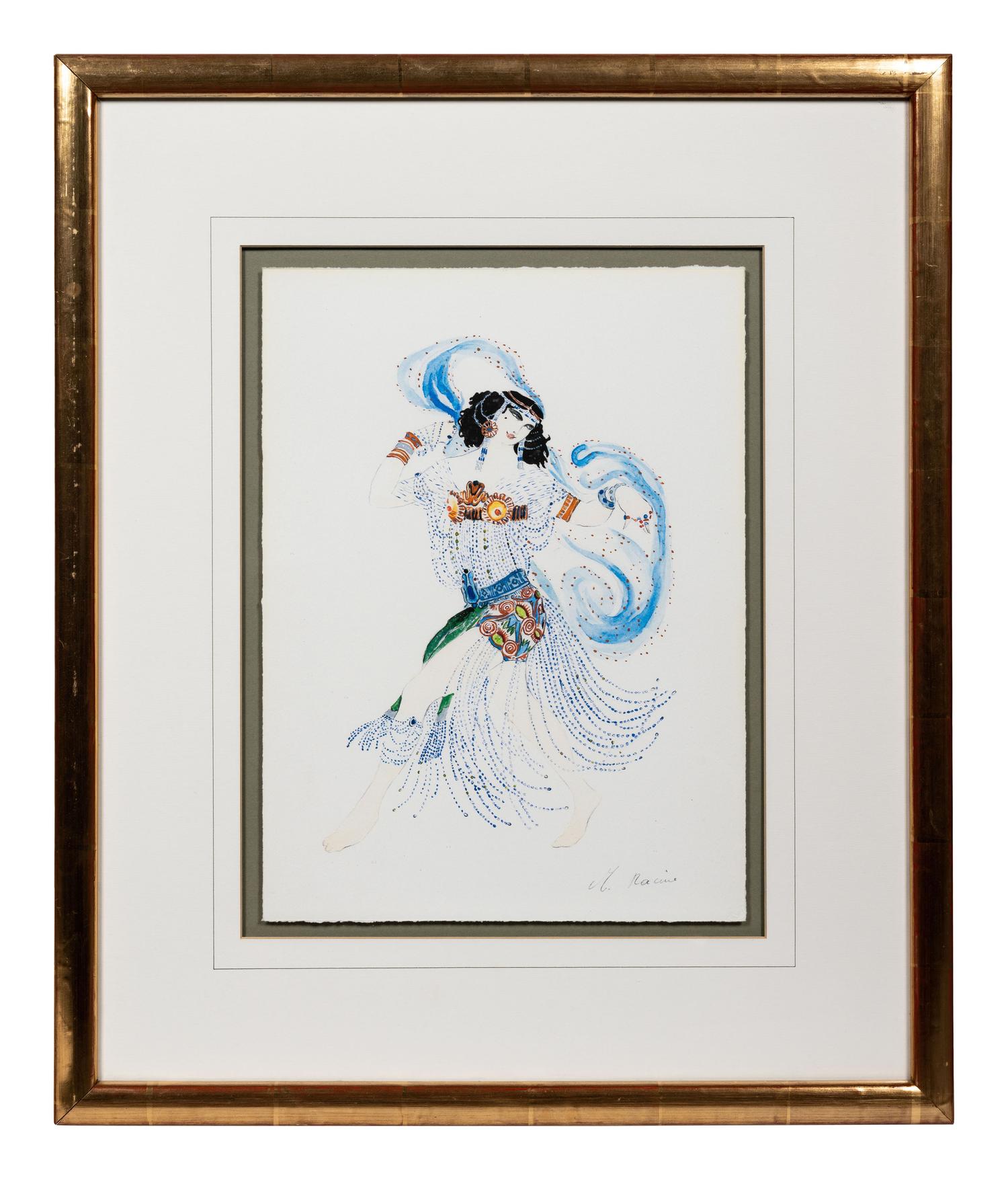 Three Framed Works on Paper
