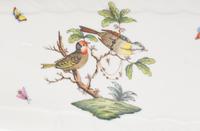 Three Herend Rothschild Bird Porcelain Platters
