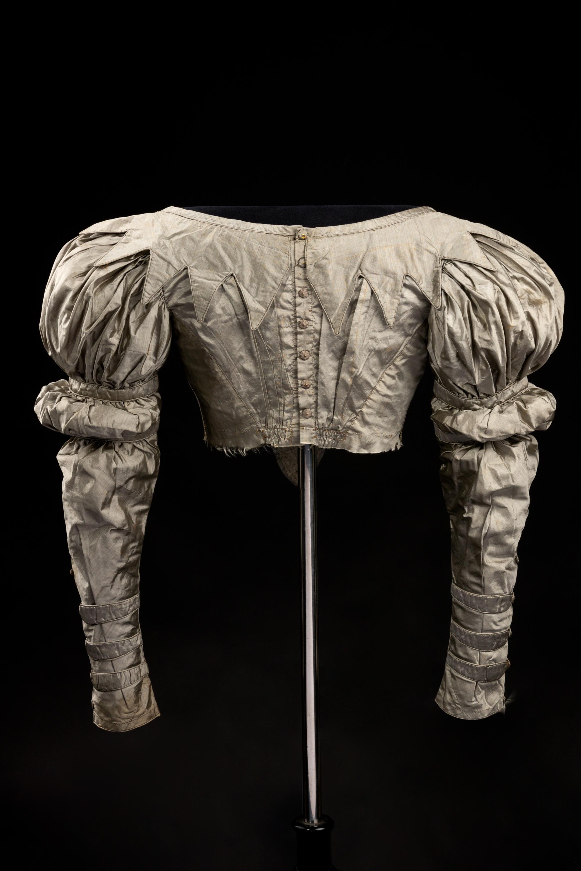 Three 19th Century Silk Bodices, 1820s-1830s
