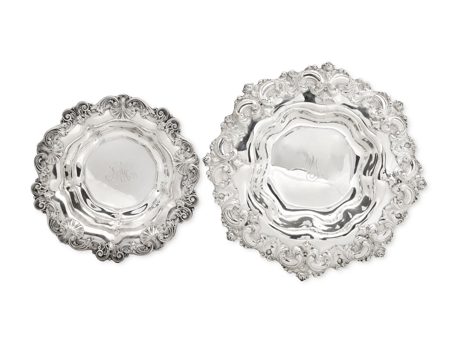 Two American Silver Bowls