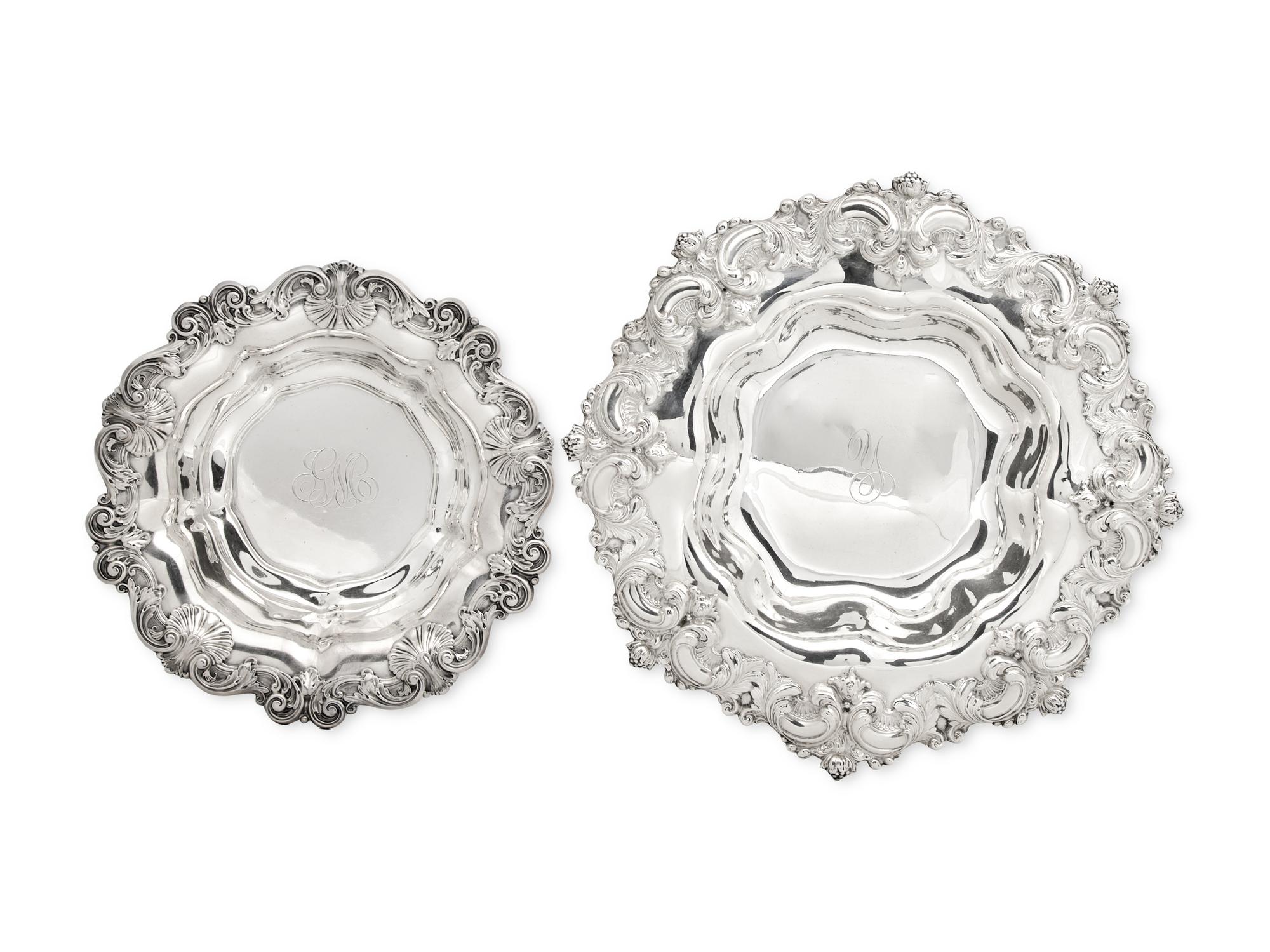 Two American Silver Bowls