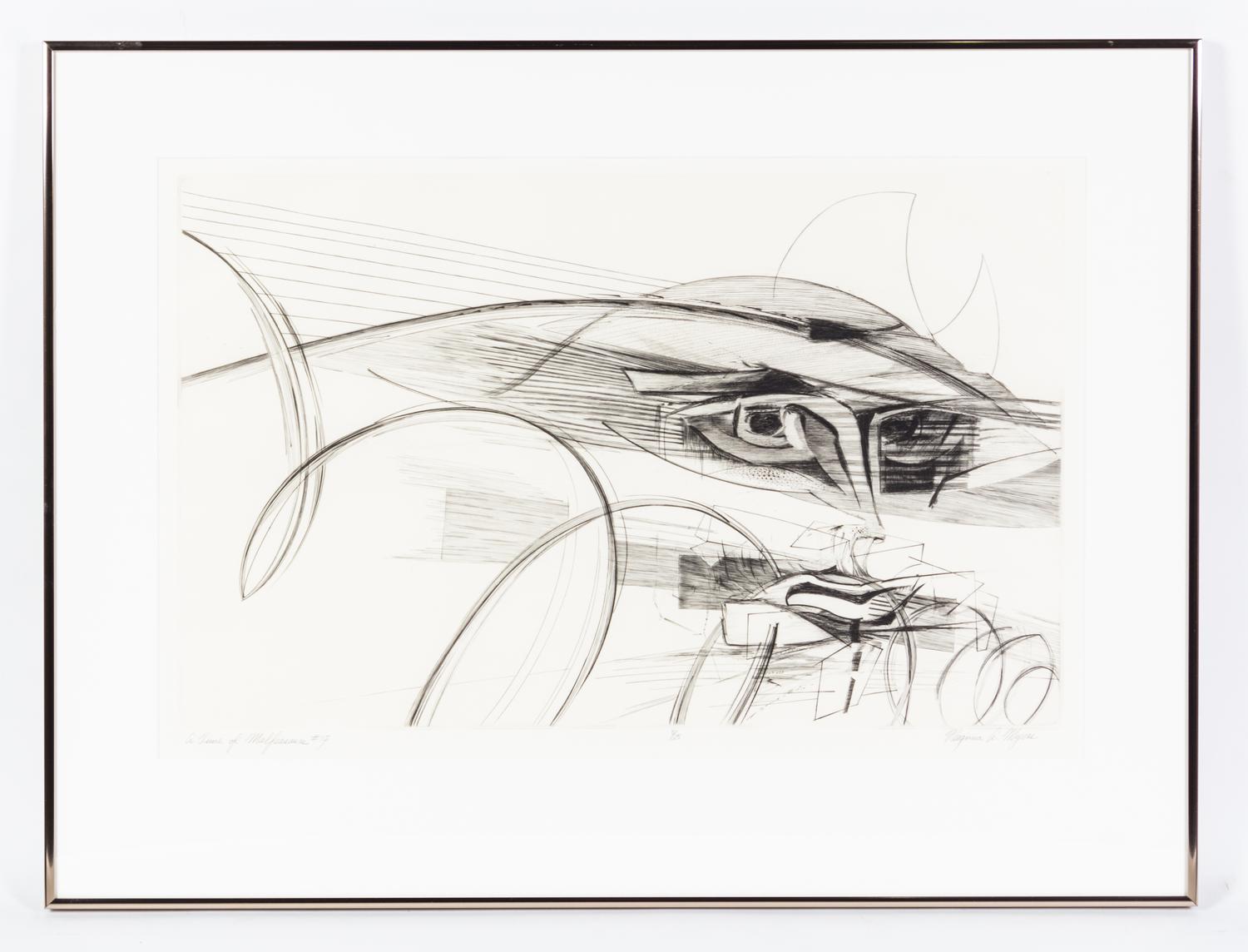 Virginia A. Meyers, (American, b. 1927), Time of Malfeasance, c. 1970 (portfolio of 21)