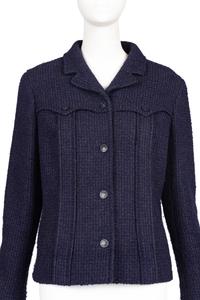 Chanel Navy Tweed Jacket, Autumn 2002