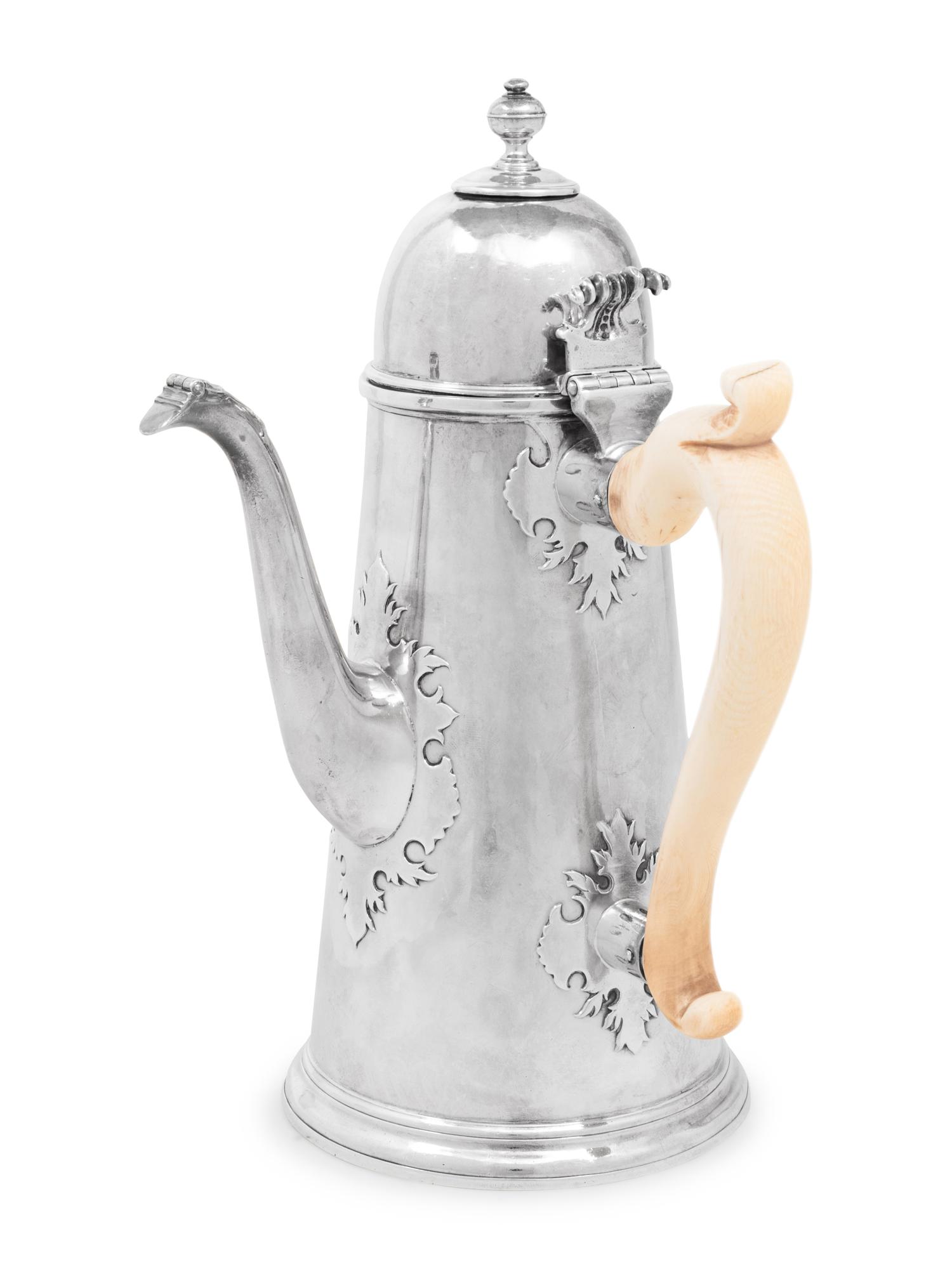 A George I Britannia Silver Coffee Pot