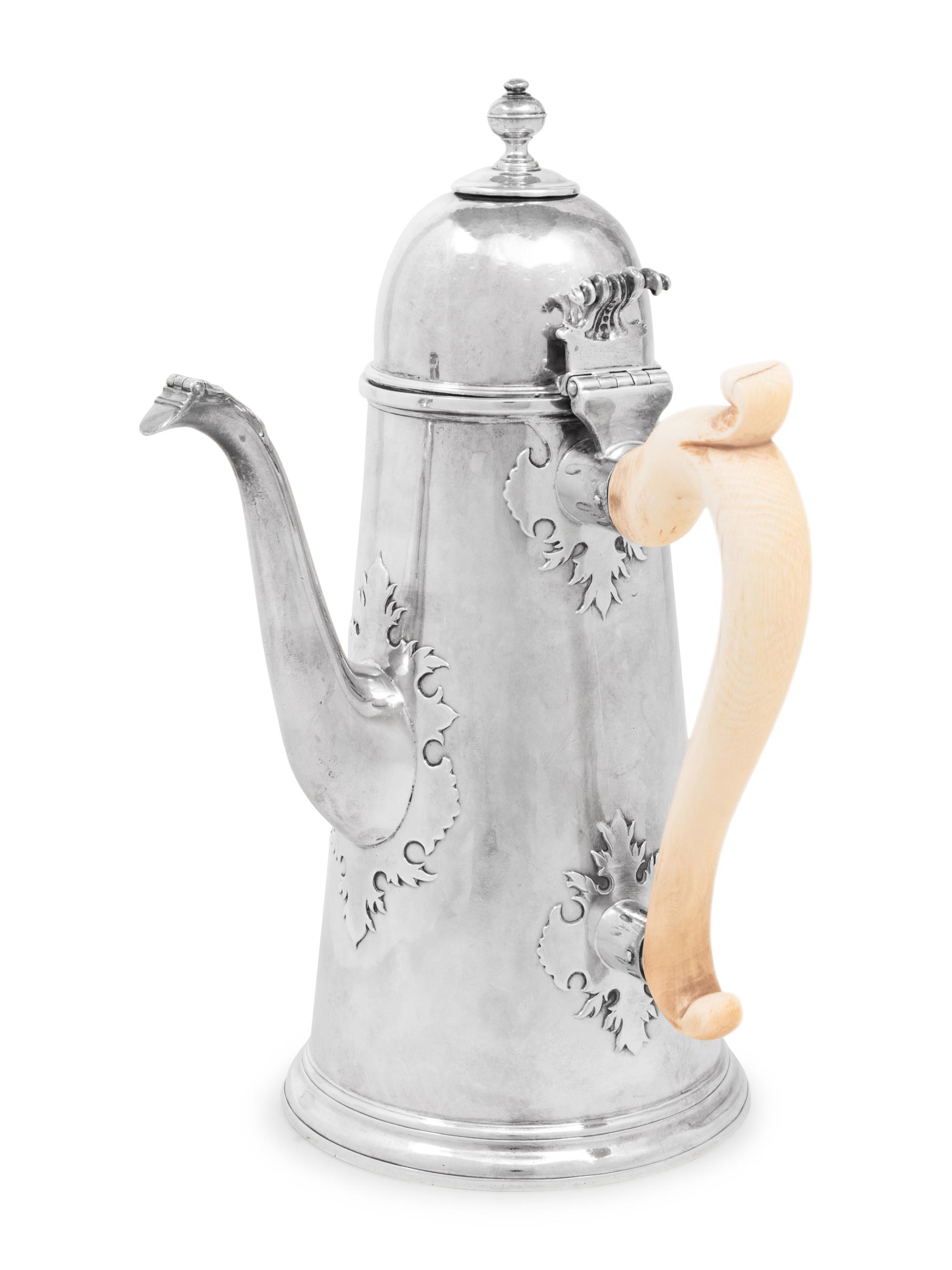 A George I Britannia Silver Coffee Pot