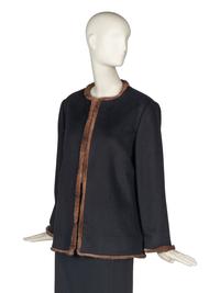 J. Mendel Wool Jacket With Sable Trim