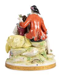 A German Porcelain Figural Group