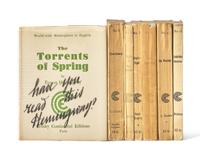 [Black Sun Press] Group of 7 Crosby Continental Editions Titles