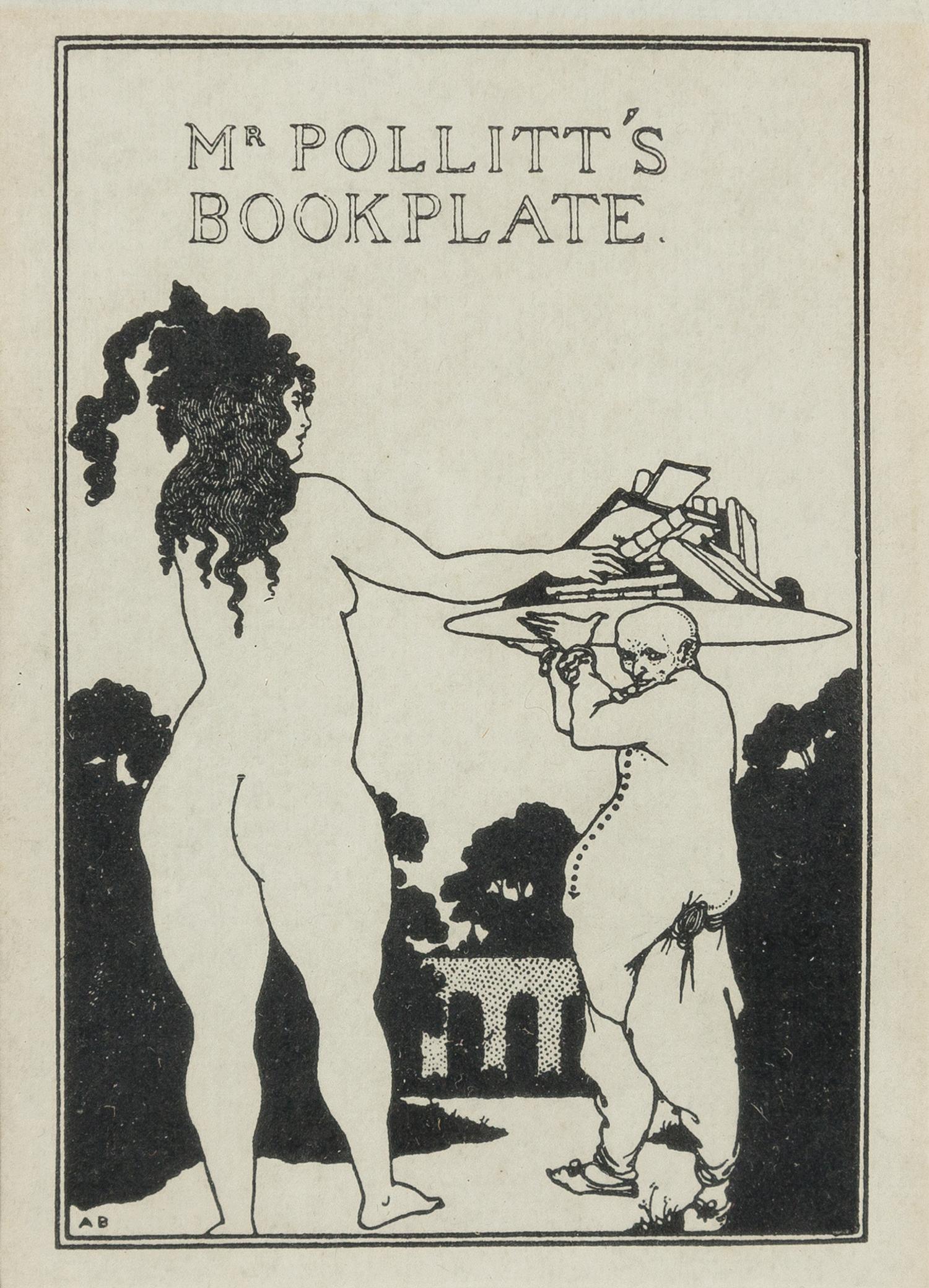 [BIBLIOGRAPHY & BOOKS ABOUT BOOKS]. A group of 13 portraits of booksellers, images of libraries, bookplates, and other book ephemera.