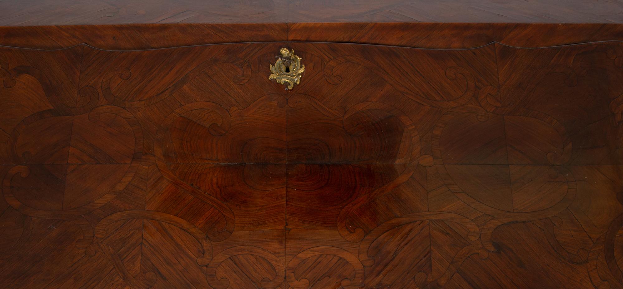 A Louis XV Style Marquetry Inlaid Lady's Writing Desk