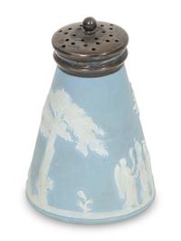 A Group of Wedgwood Blue Jasperware Articles