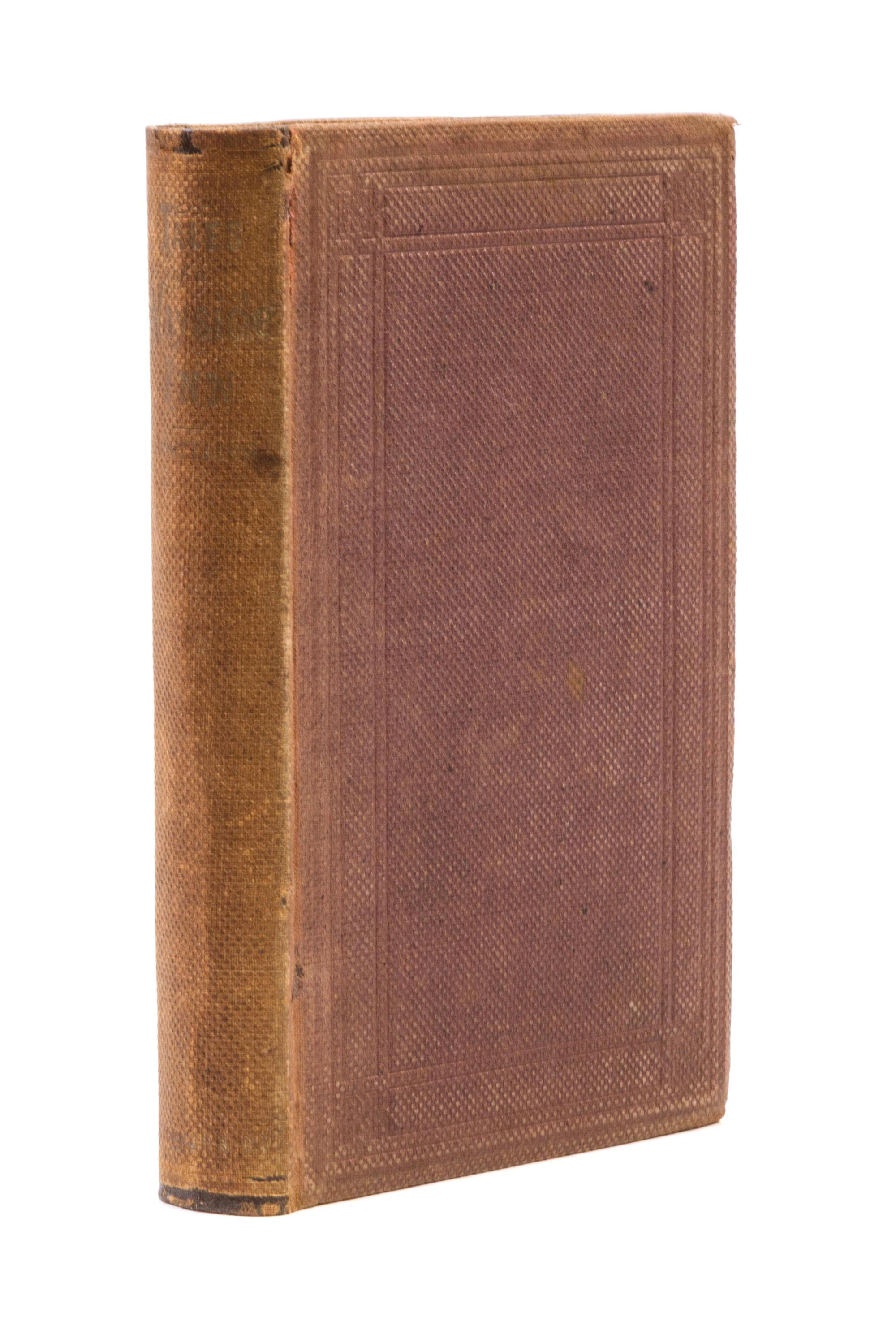 LONGFELLOW, HENRY WADSWORTH. Tales of a Wayside Inn. Boston, 1863. First edition, first state.