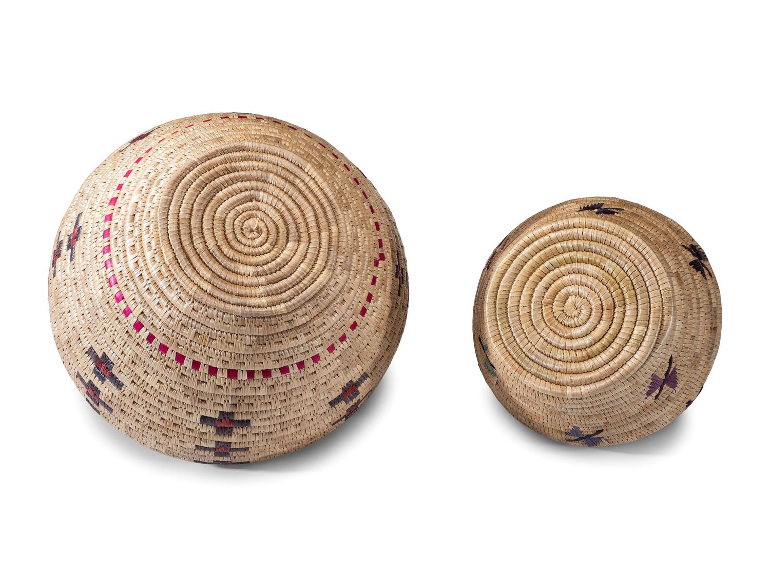 Alaskan Native Polychrome Baskets