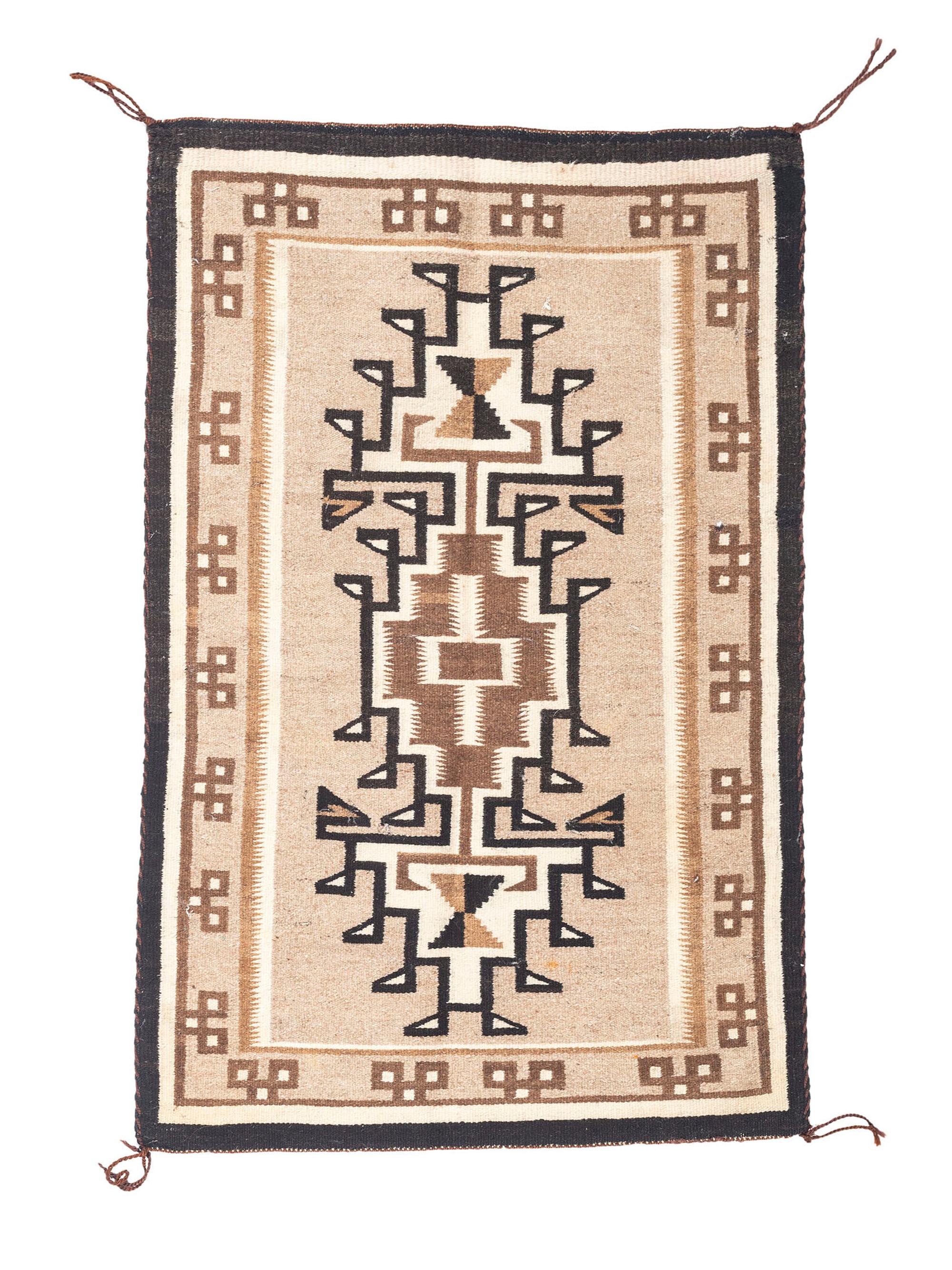 Navajo Two Grey Hills Weaving / Rug
