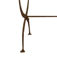 A Wrought Iron and Glass Table 86.5" W x 43" D x 31" H — Italy, Circa 1810