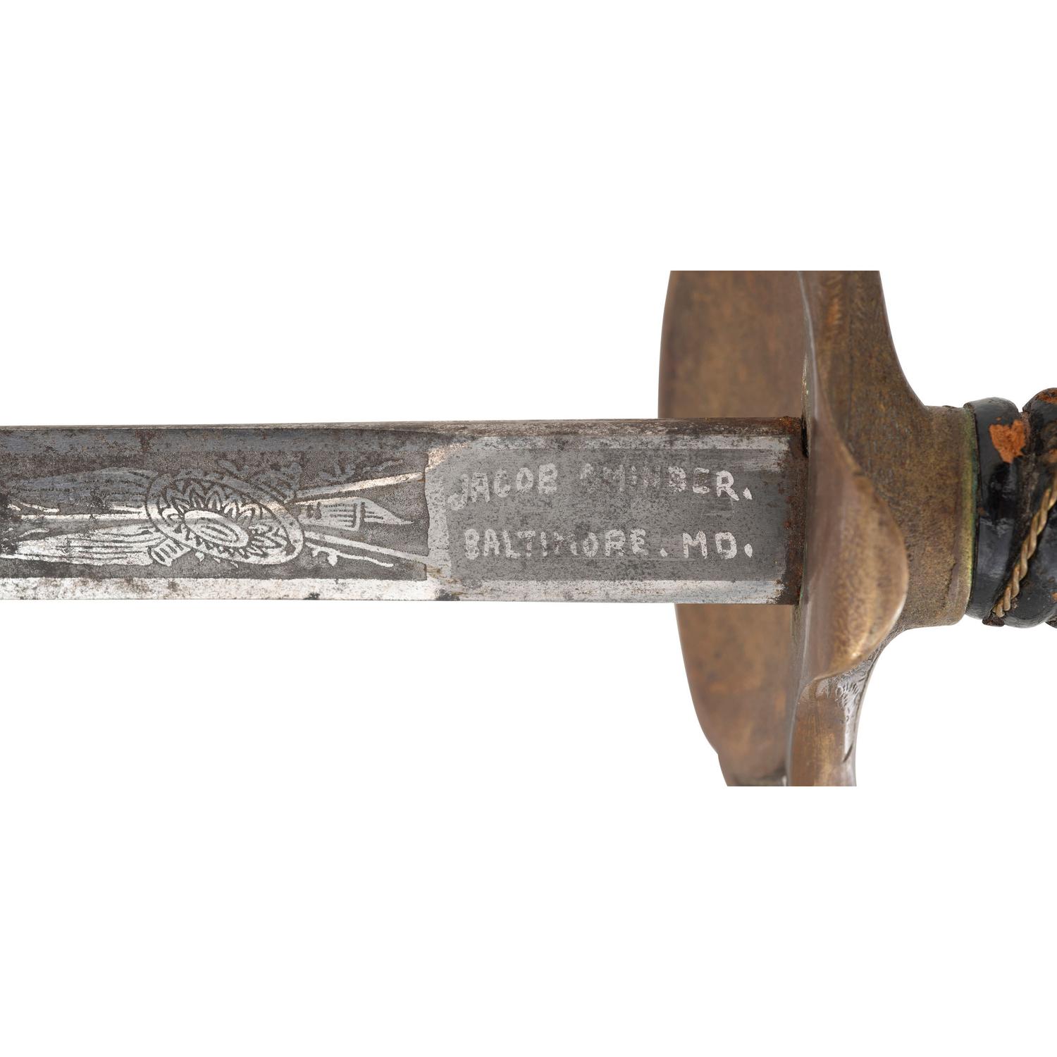 U.S. Model 1860 Staff & Field Officers Sword of Capt. Francis Vinton - 13th US Infantry