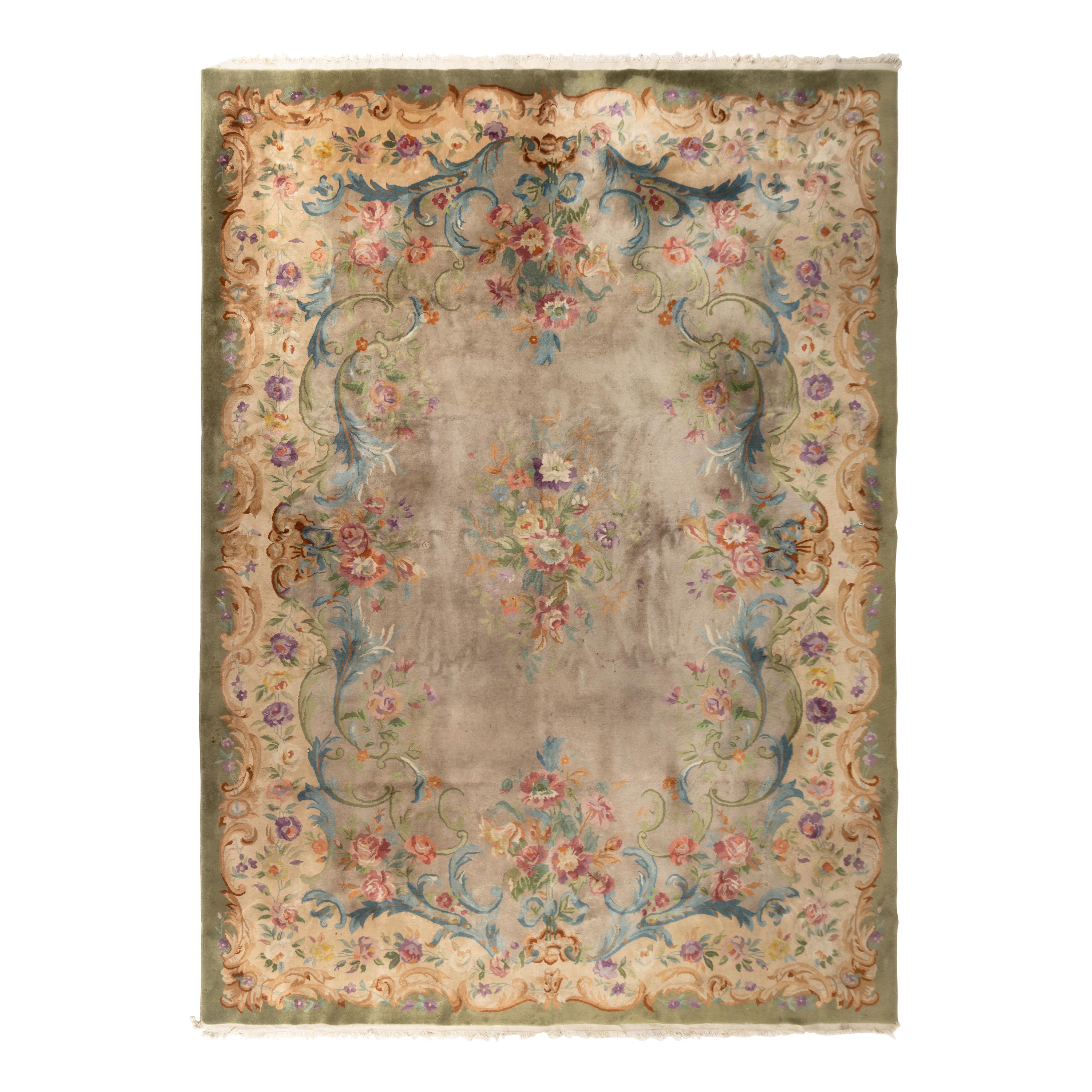 An Aubusson Style Carpet