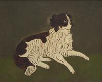 American School 19th Century, A Portrait of a Dog