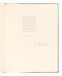 [LIMITED EDITIONS CLUB]. BIGGERS, John (1924-2001), illustrator. -- ANGELOU, Maya (1928-2014). Our Grandmothers . New York: The Limited Editions Club, 1994.