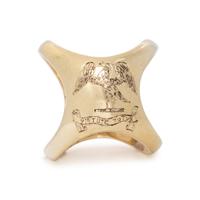 YELLOW GOLD SCARF RING