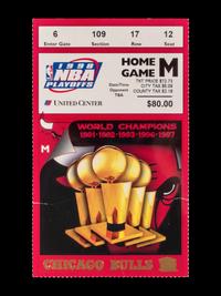 A 1998 Chicago Bulls vs. Utah Jazz NBA Finals Game 5 Ticket Stub (Michael Jordan's Final Home Game With Chicago Bulls)