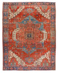 A Serapi Wool Rug 14 feet 11 inches x 10 feet 4 inches. — EARLY 20TH CENTURY