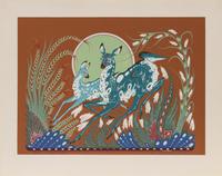 Two Works: Deer and Elements I and Deer and Elements II