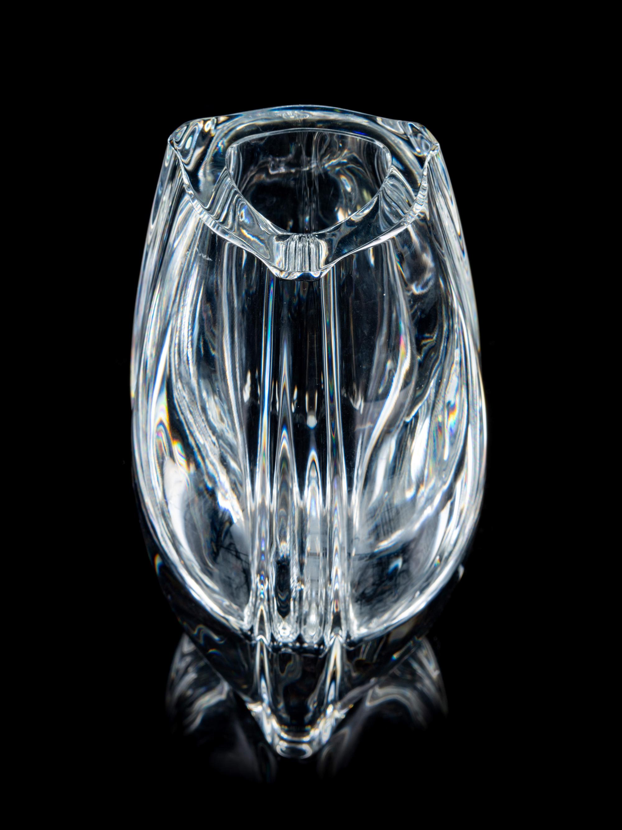 A Baccarat Glass Vase