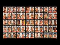 A Group of 95 Assorted 1953 Topps Baseball Cards Including Hall of Famers
