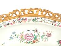 A Chinese Export Gilt Bronze Mounted Porcelain Bowl