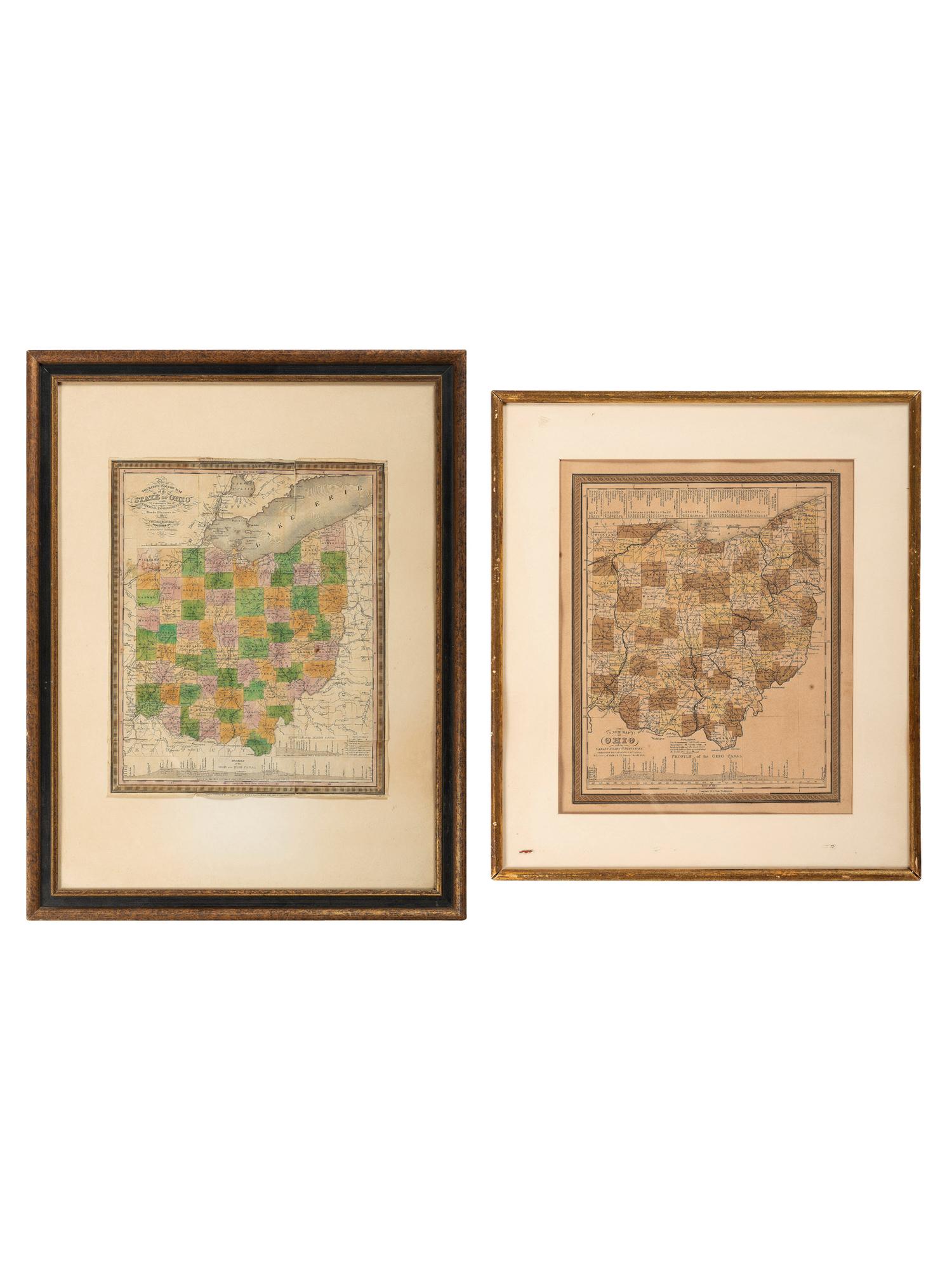 [OHIO]. A group of Ohio-related manuscripts and ephemera, including: