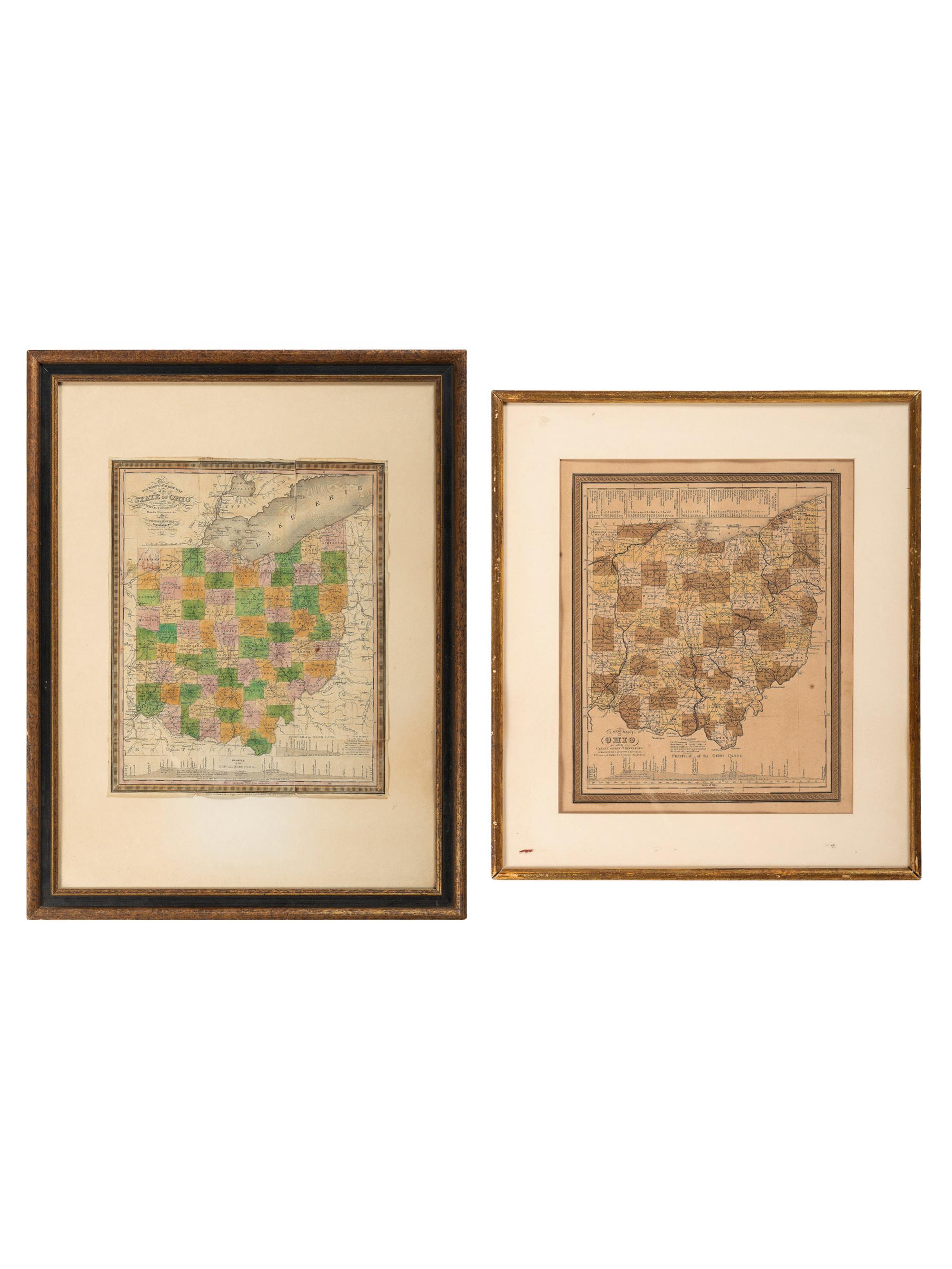 [OHIO]. A group of Ohio-related manuscripts and ephemera, including: