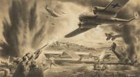 LEYDENFROST, Alexander (1888-1961). British Defend Homeland in Battle of Britain . c. 1940.