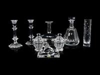 A Group of Baccarat Glass Articles
