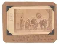 [EARLY PHOTOGRAPHY]. A collection of photographs, artwork, and pamphlets identified to Sol Smith, actor and theatre manager.