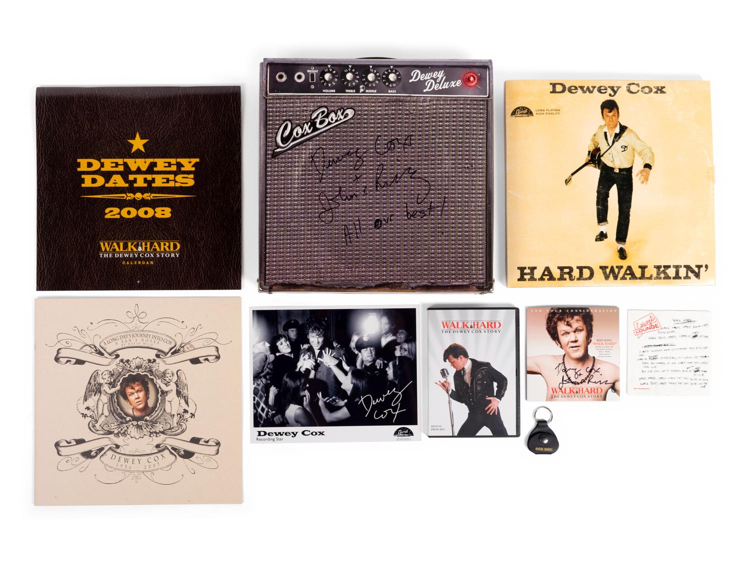 (Film Memorabilia) A group of 7 items from Walk Hard: The Dewey Cox Story . Columbia Pictures, 2007; comprising: