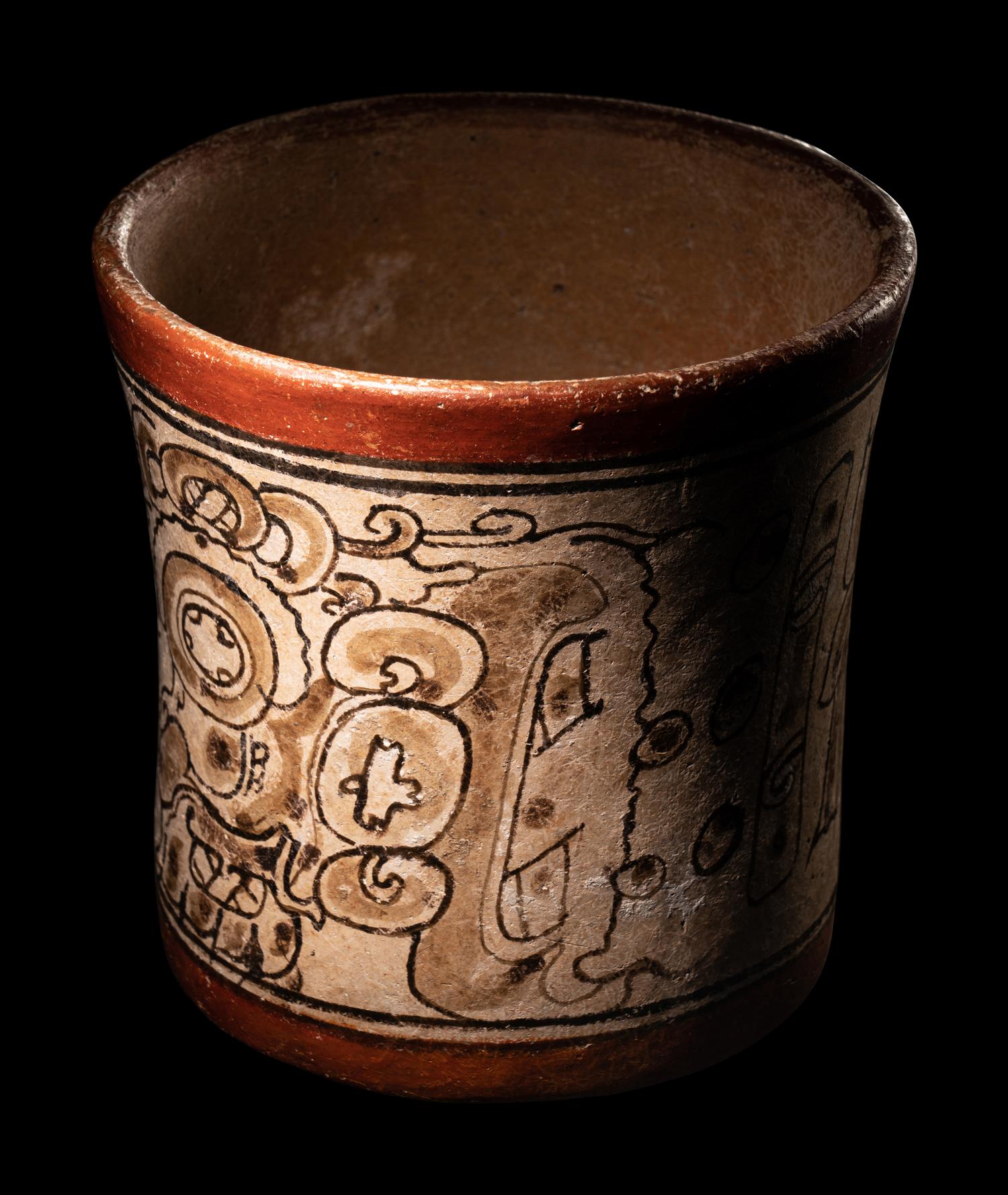 A Maya Codex Style Cylinder Vessel