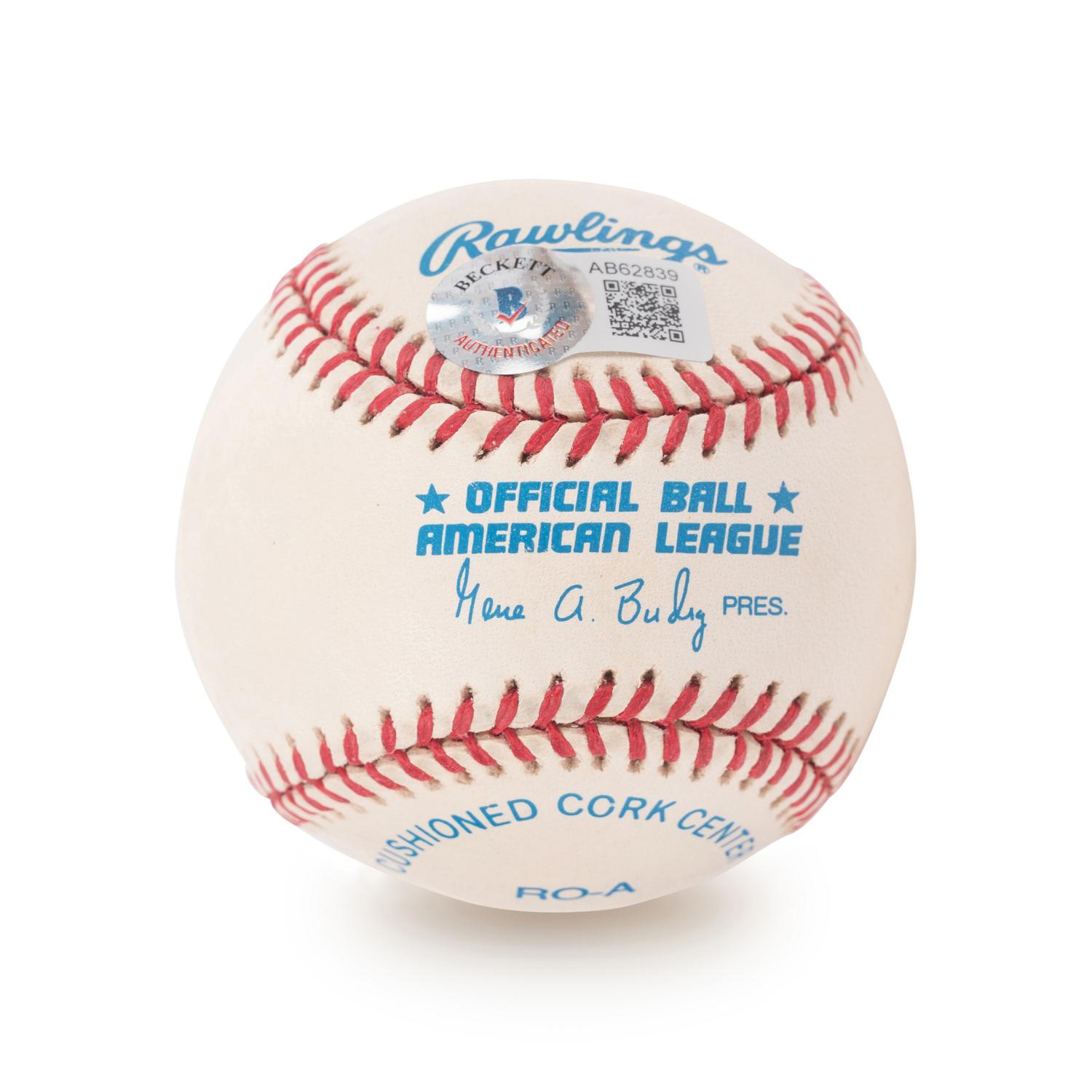 A Ted Williams Signed Autograph Baseball (Beckett Authentication Services Letter BAS Certified),