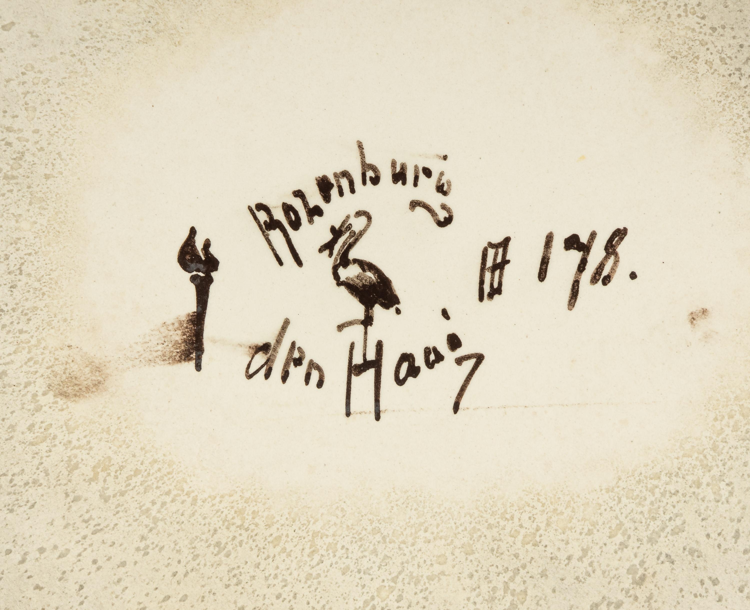 A Rozenburg Pottery Plaque