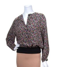 A Christian Dior Multicolor Silk Blouse,