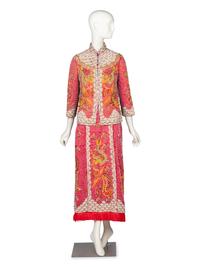 Custom Chinese Embellished Ensemble, Made for Roberta McCain