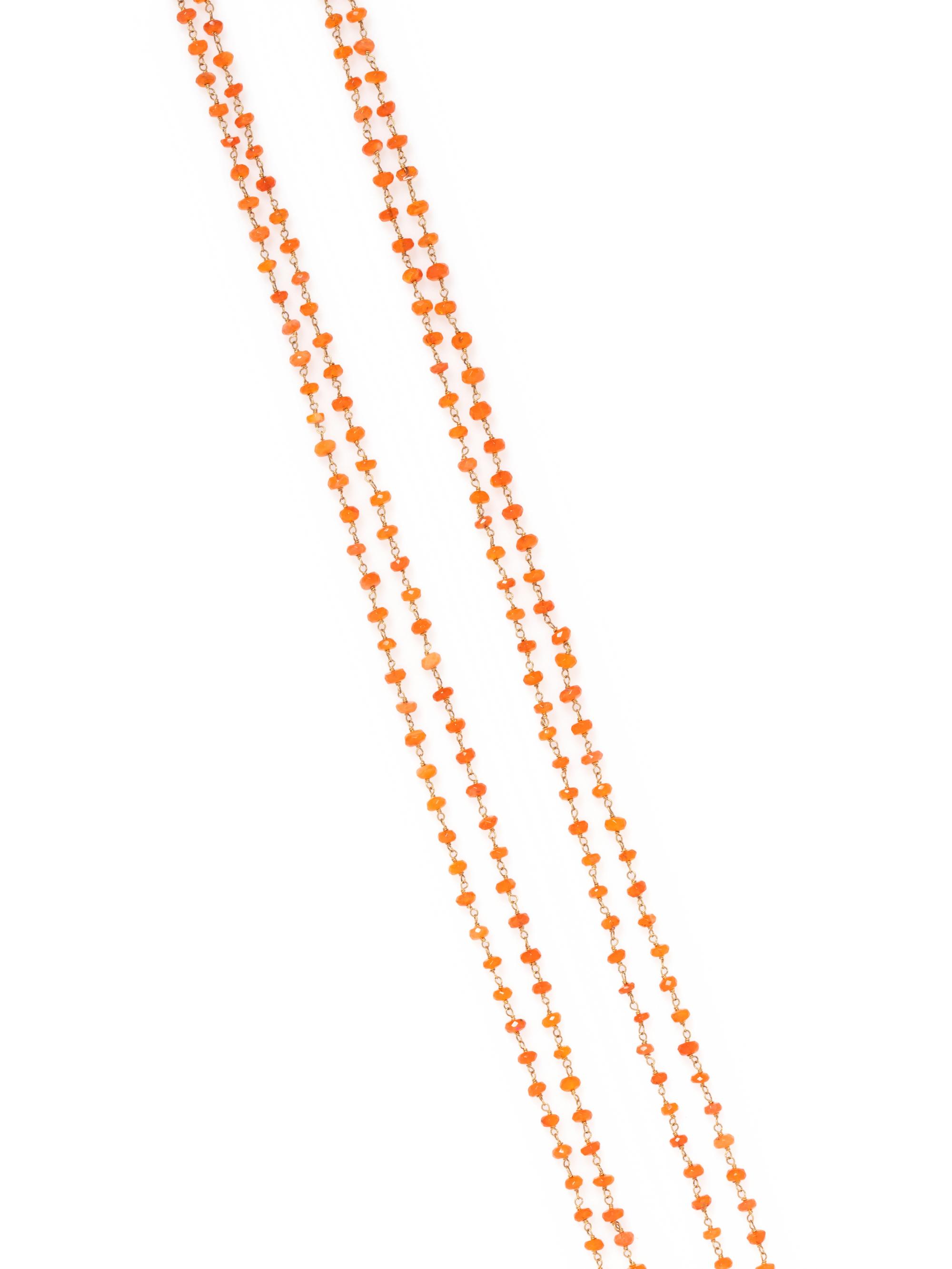 FIRE OPAL NECKLACE