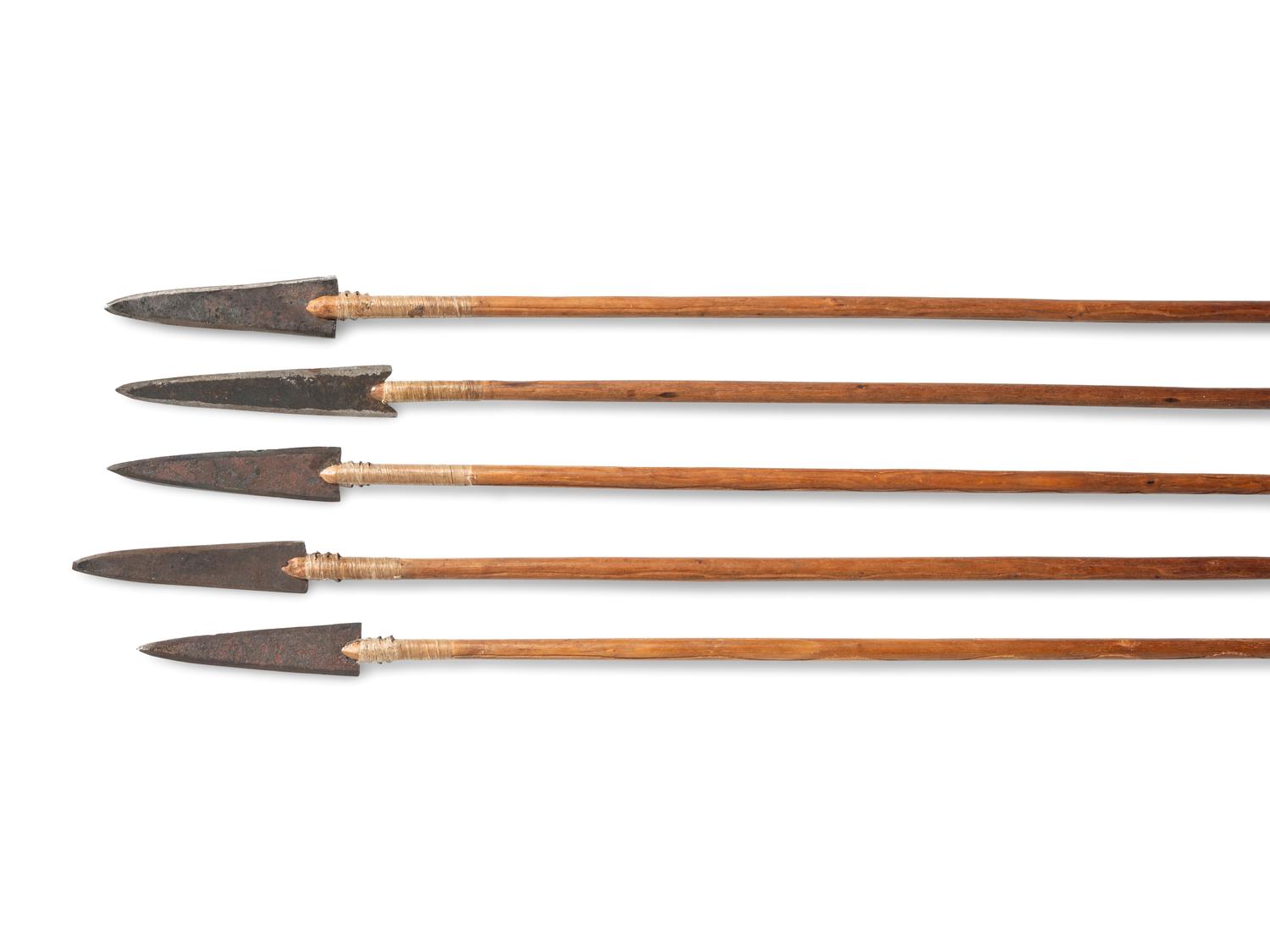 Set of Sioux Painted Arrows