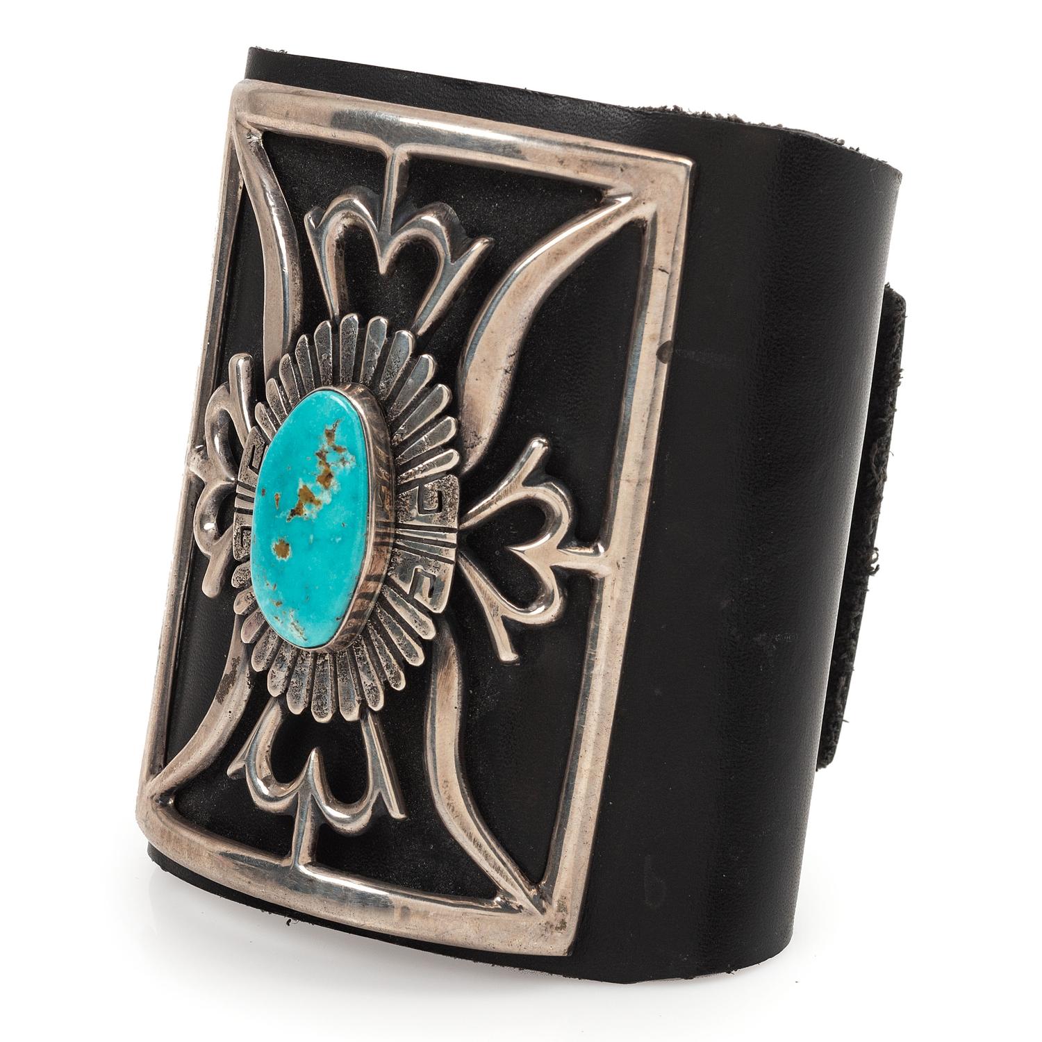 Navajo Silver and Turquoise Ketoh