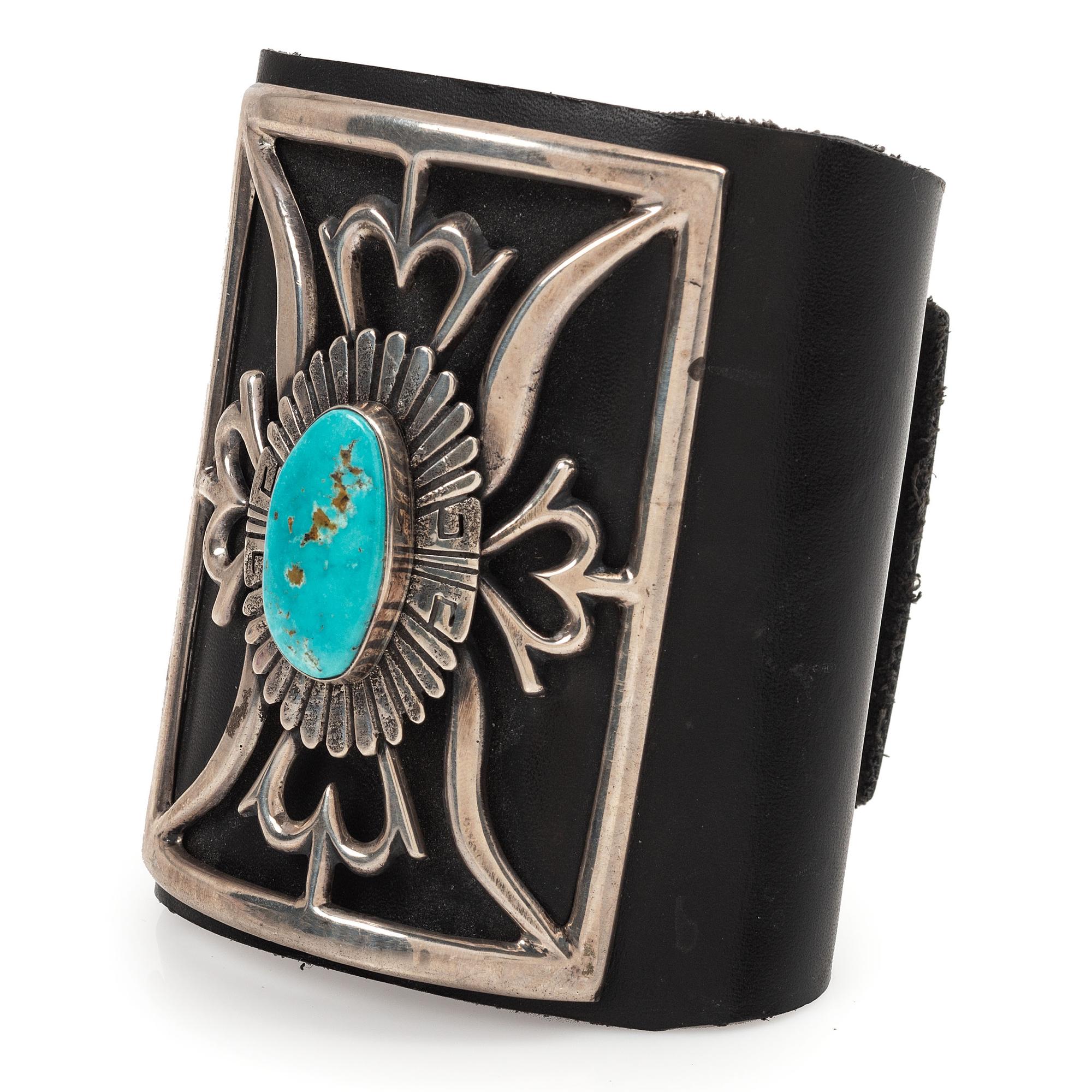 Navajo Silver and Turquoise Ketoh