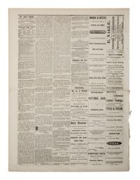 [GOLD MINING]. Cheyenne Daily Leader . Vol. VIII, No. 209. Cheyenne, Wyoming Territory: H. Glafcke, 25 May 1876. Early news report of the discovery of gold in the Black Hills.